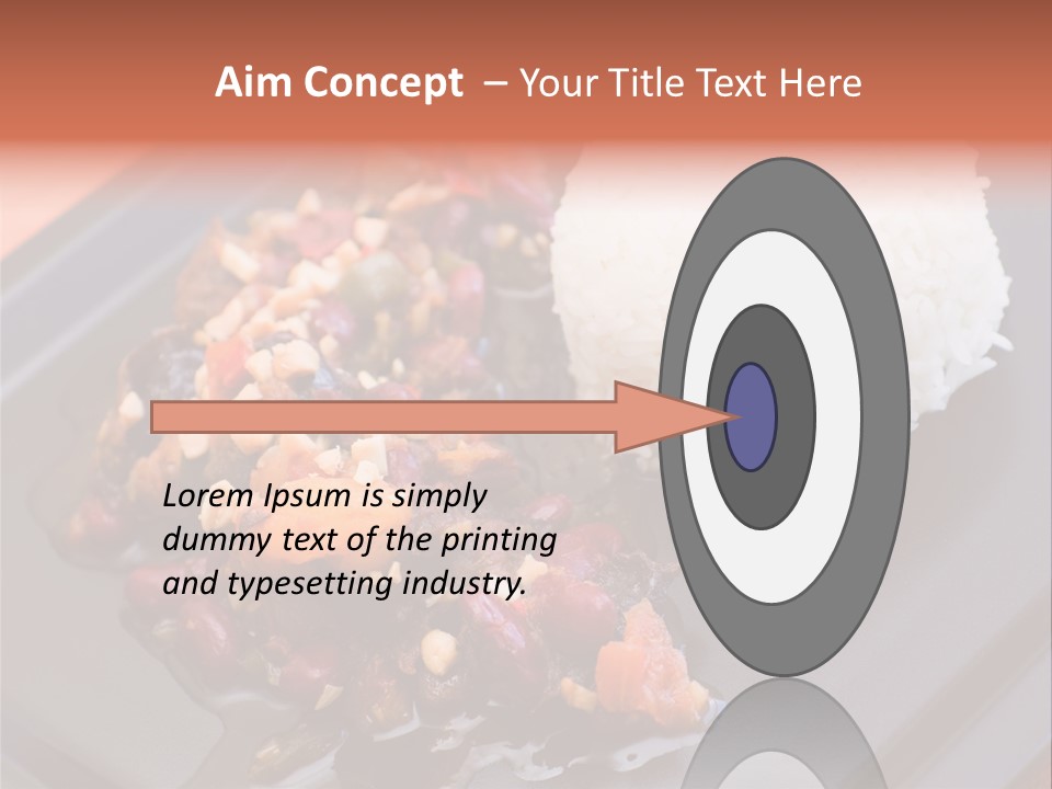 Dinner Pepper Eating PowerPoint Template