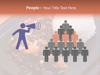 Dinner Pepper Eating PowerPoint Template