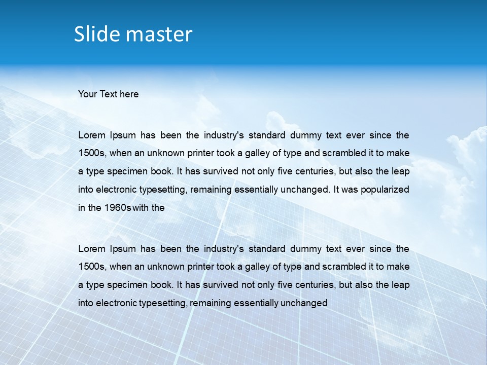 Copy Supply Generate PowerPoint Template