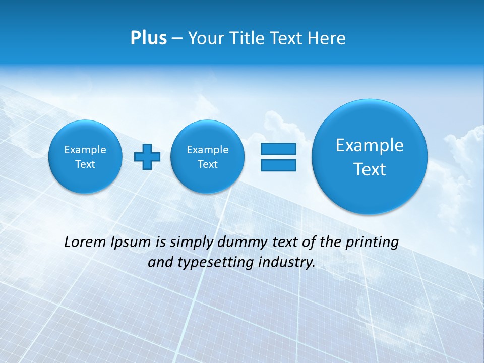 Copy Supply Generate PowerPoint Template