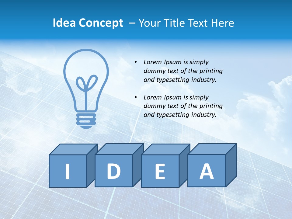 Copy Supply Generate PowerPoint Template