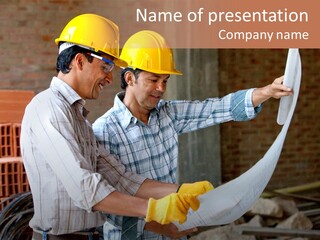 Teamwork Safety Men PowerPoint Template