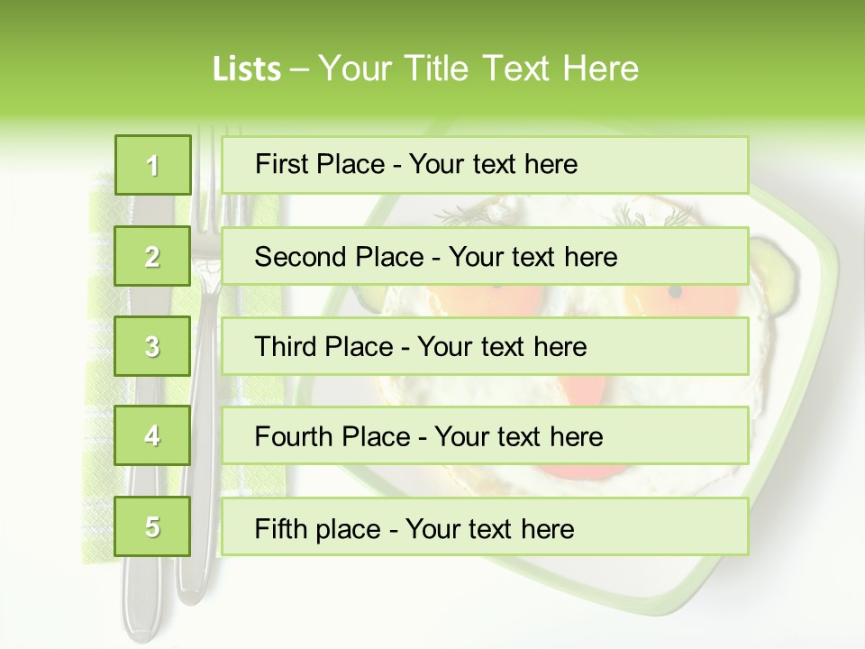 Protein Breakfast Laugh PowerPoint Template