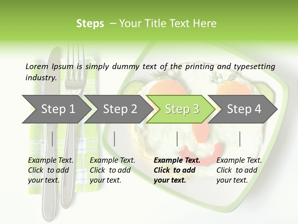 Protein Breakfast Laugh PowerPoint Template