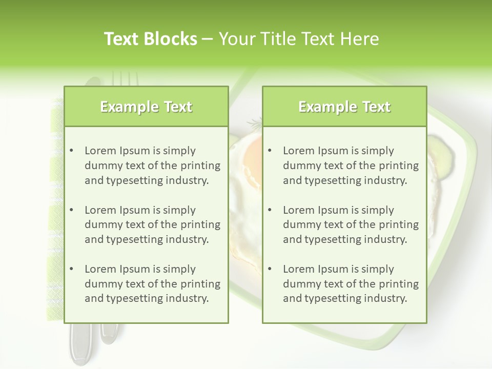 Protein Breakfast Laugh PowerPoint Template
