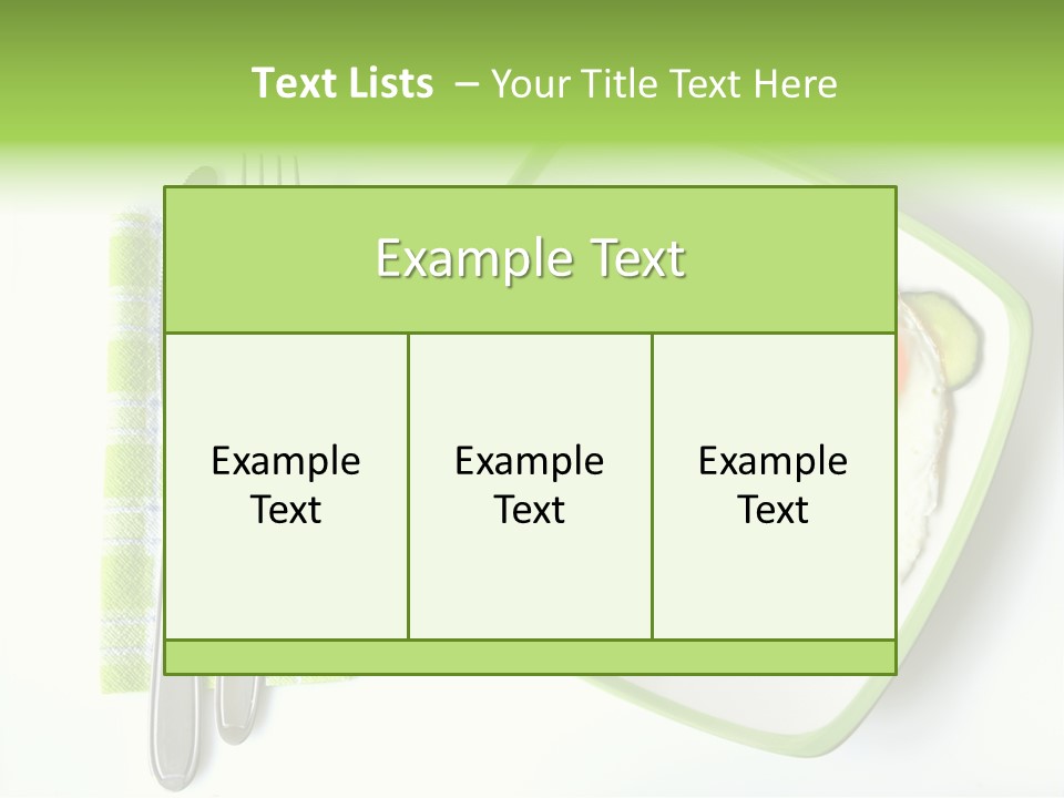 Protein Breakfast Laugh PowerPoint Template