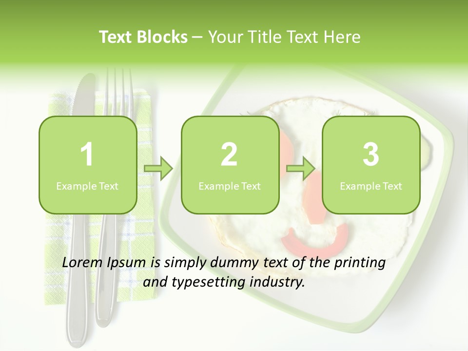 Protein Breakfast Laugh PowerPoint Template