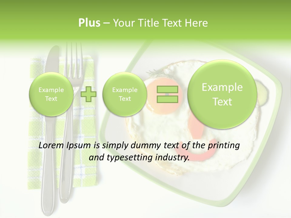 Protein Breakfast Laugh PowerPoint Template