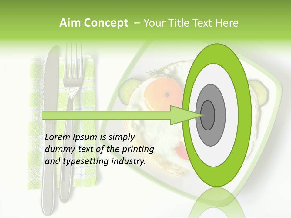 Protein Breakfast Laugh PowerPoint Template