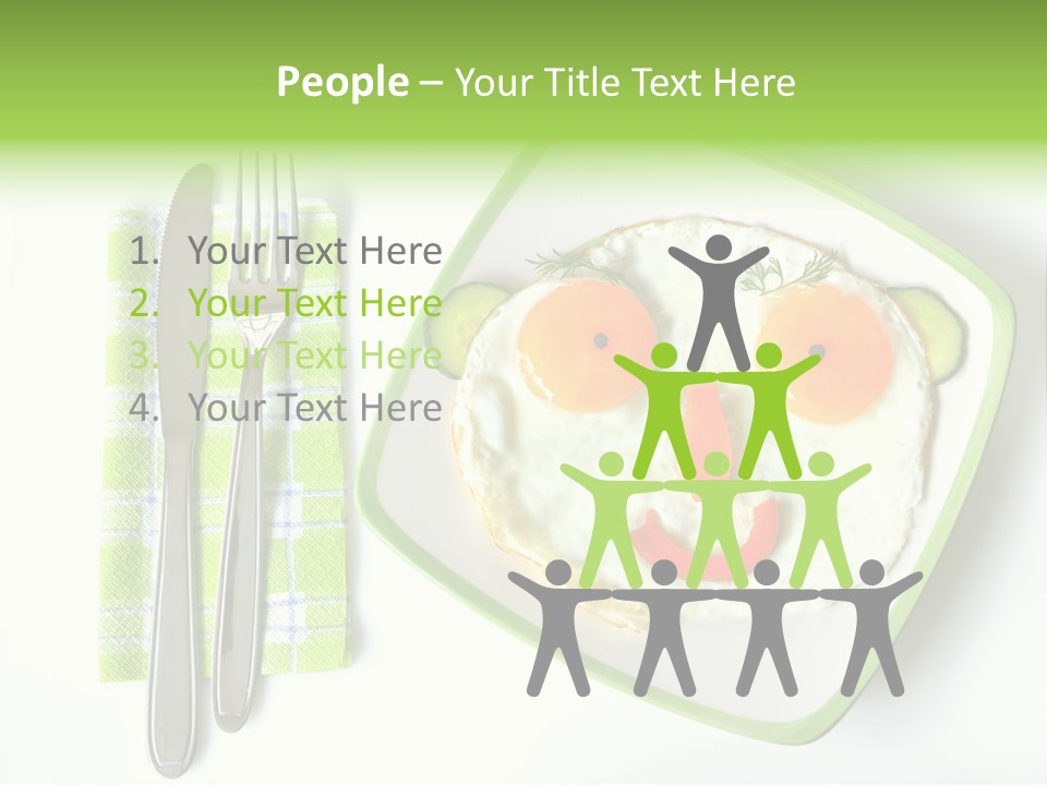 Protein Breakfast Laugh PowerPoint Template