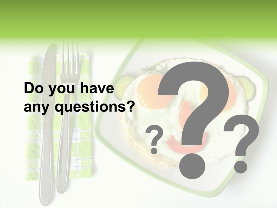 Protein Breakfast Laugh PowerPoint Template