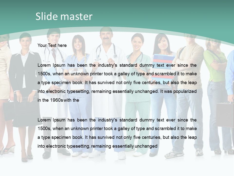 Work Staff Professional PowerPoint Template