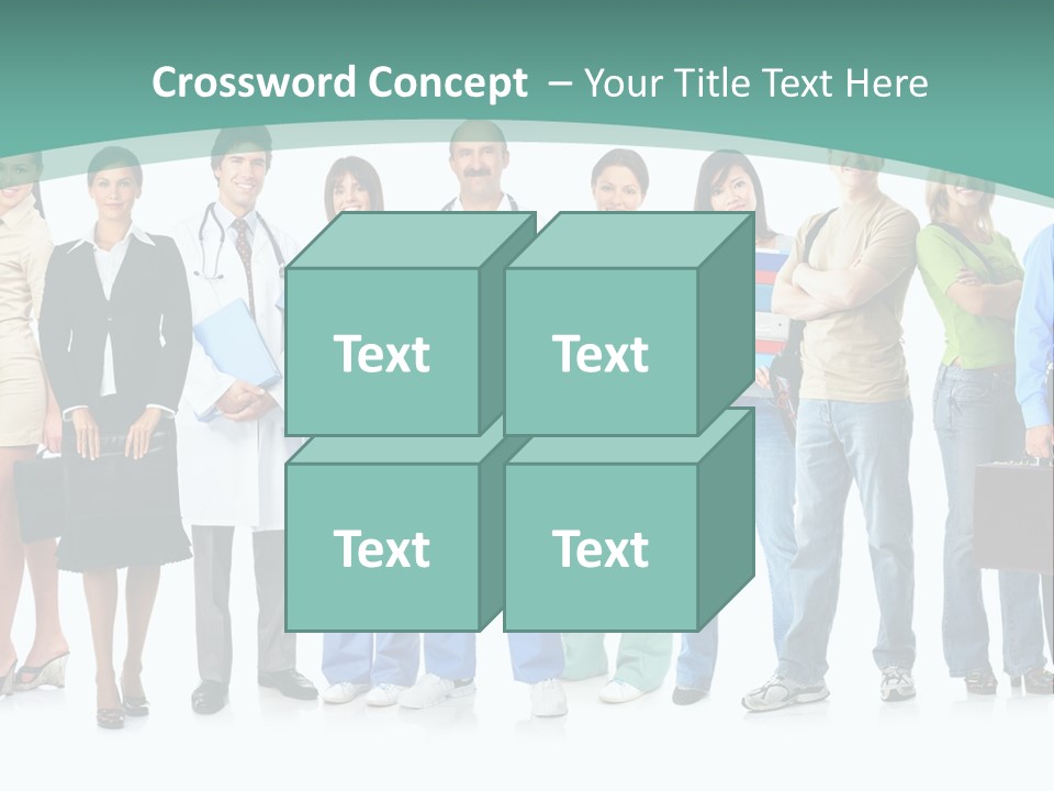 Work Staff Professional PowerPoint Template