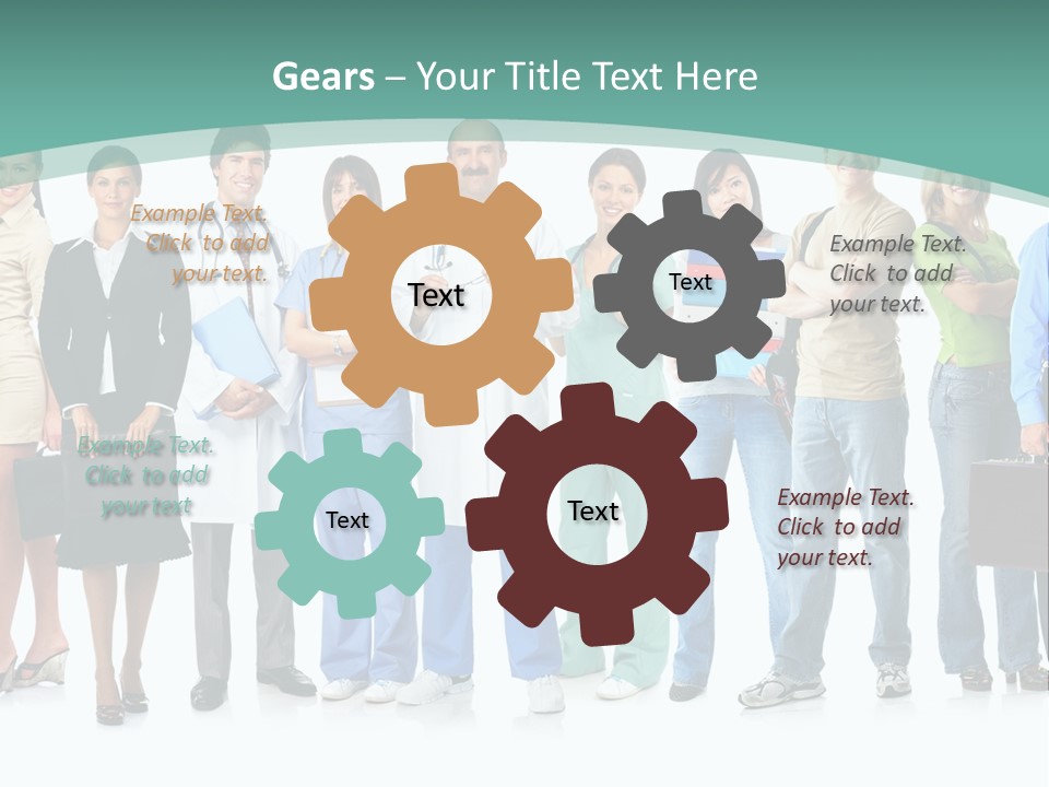 Work Staff Professional PowerPoint Template