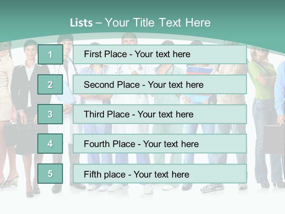 Work Staff Professional PowerPoint Template