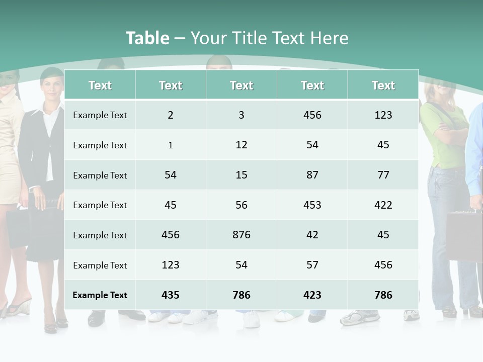 Work Staff Professional PowerPoint Template