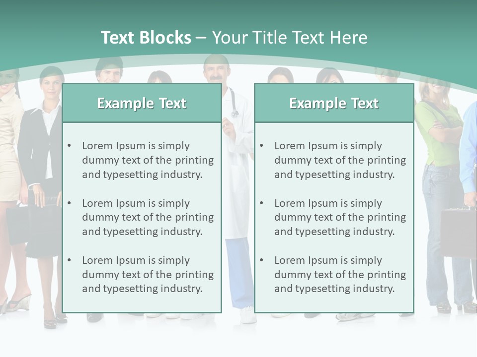 Work Staff Professional PowerPoint Template