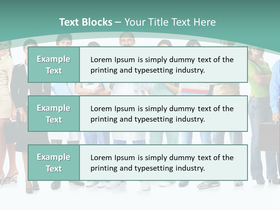 Work Staff Professional PowerPoint Template