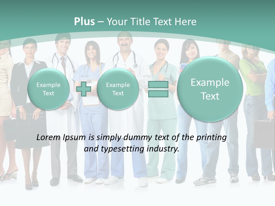 Work Staff Professional PowerPoint Template