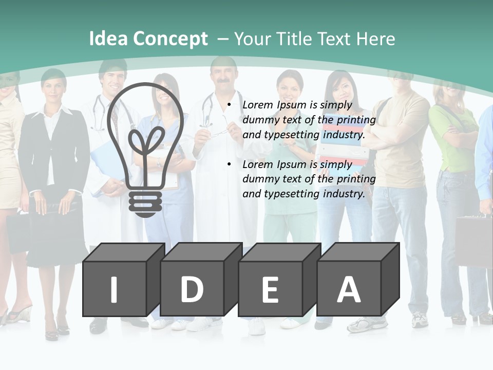 Work Staff Professional PowerPoint Template