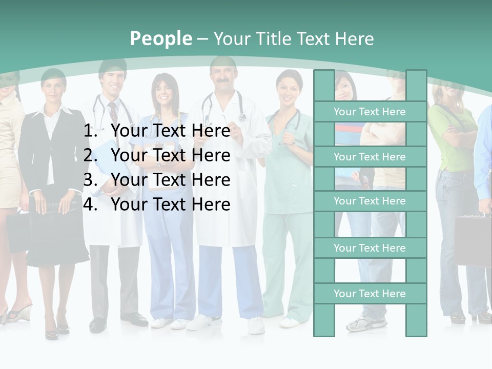 Work Staff Professional PowerPoint Template