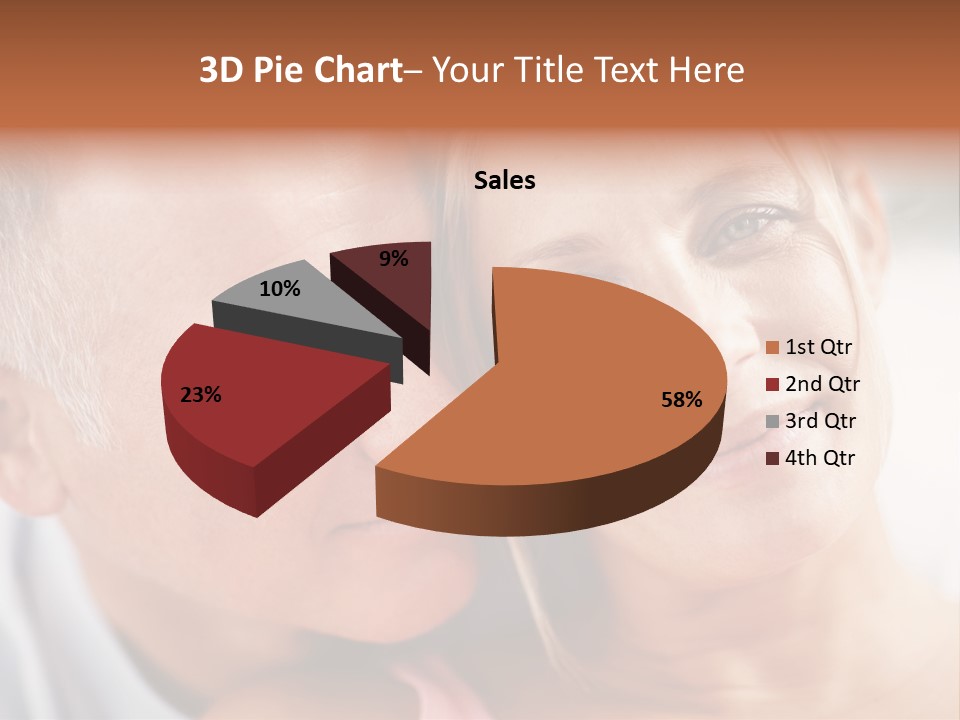 Glamour Metallic Object PowerPoint Template