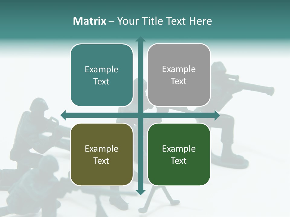 Green American Group PowerPoint Template