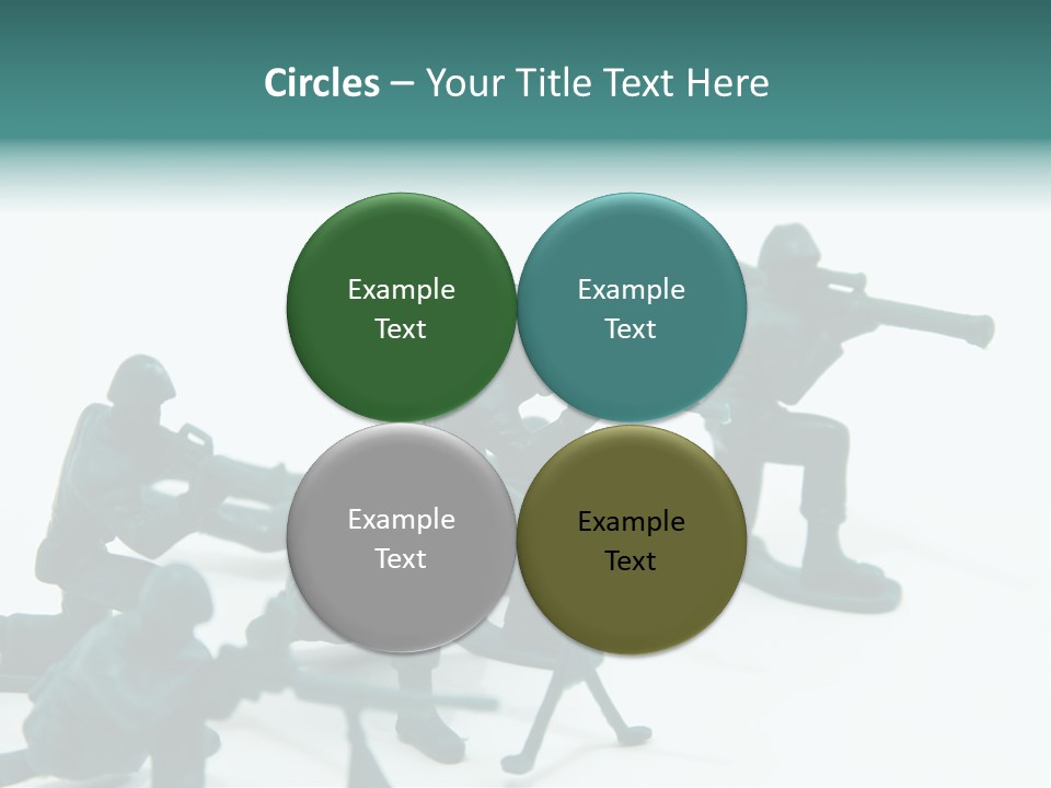 Green American Group PowerPoint Template