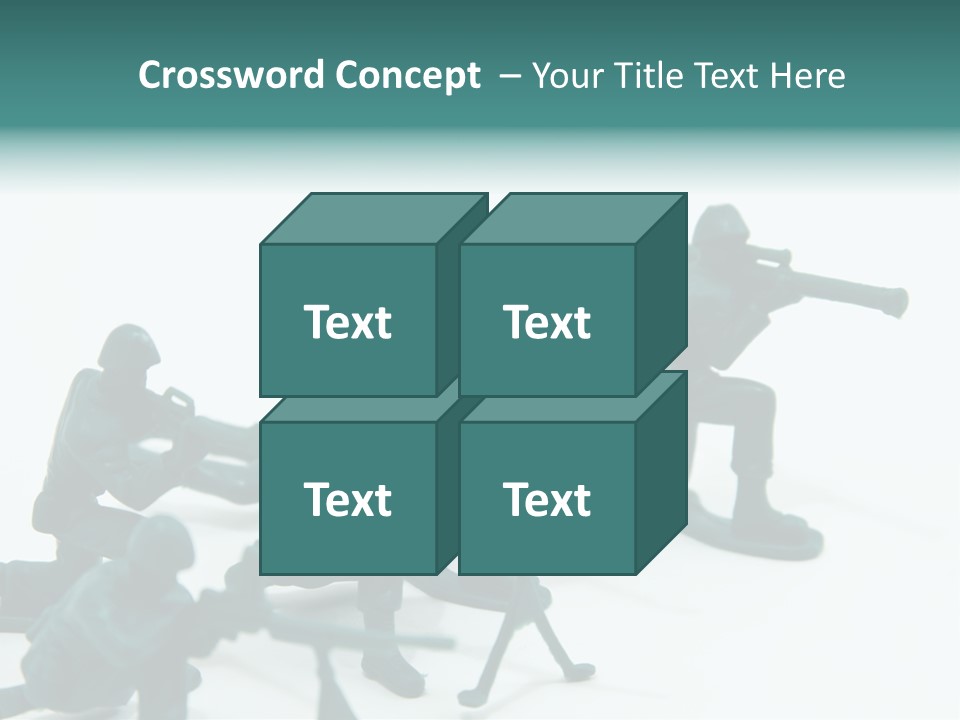 Green American Group PowerPoint Template