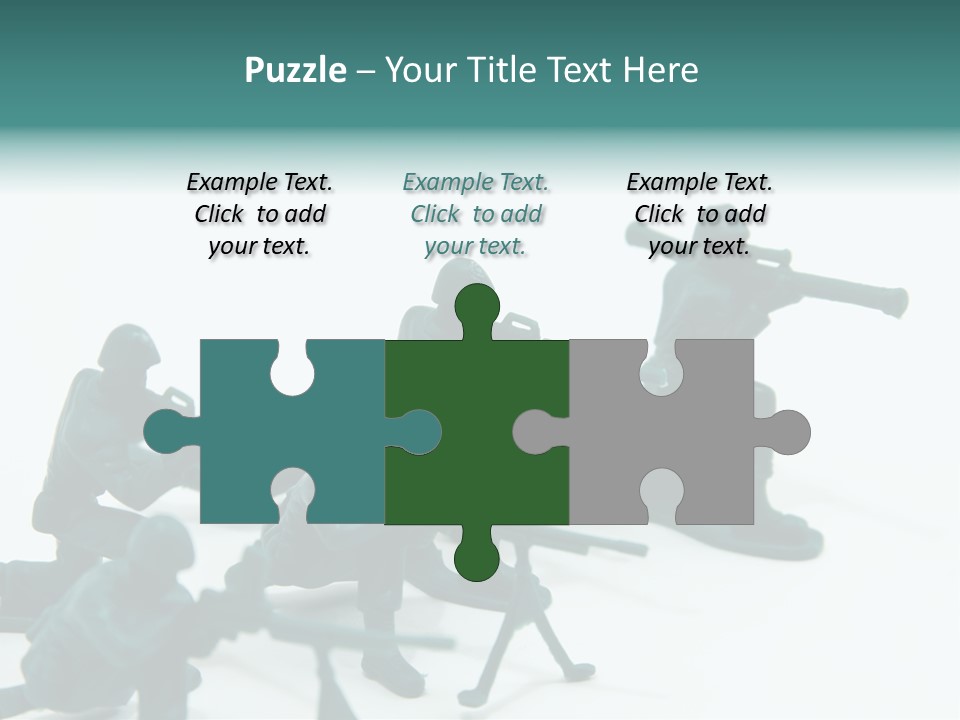 Green American Group PowerPoint Template