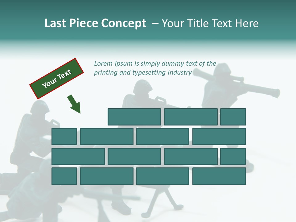Green American Group PowerPoint Template