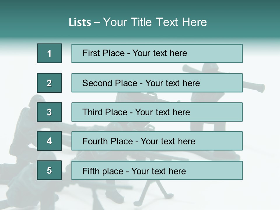 Green American Group PowerPoint Template