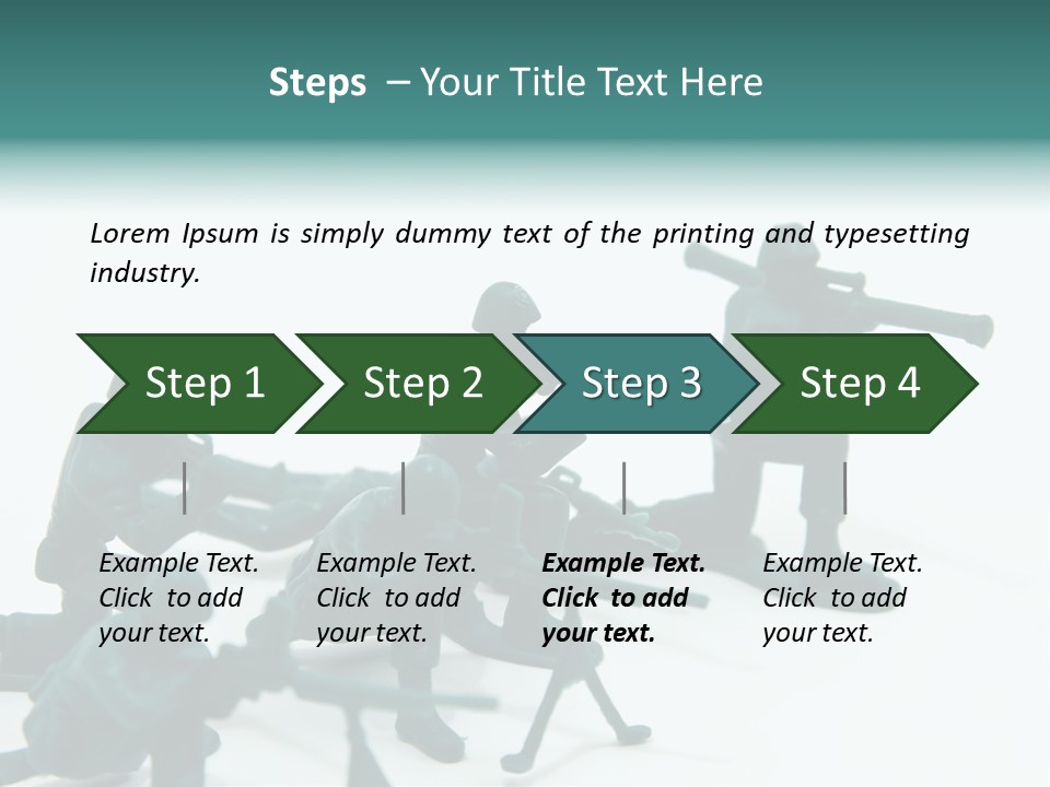 Green American Group PowerPoint Template