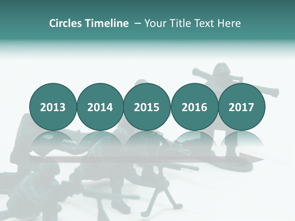 Green American Group PowerPoint Template