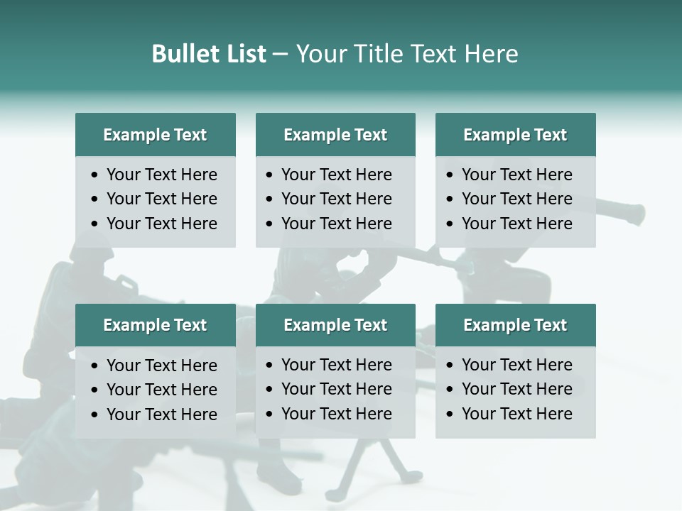 Green American Group PowerPoint Template