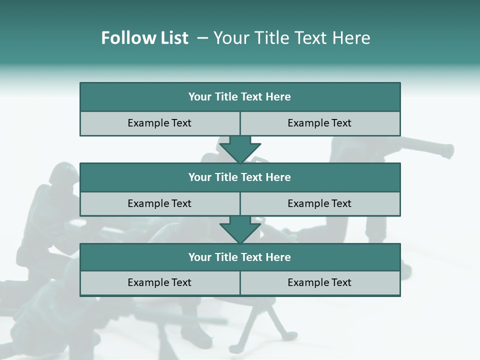 Green American Group PowerPoint Template