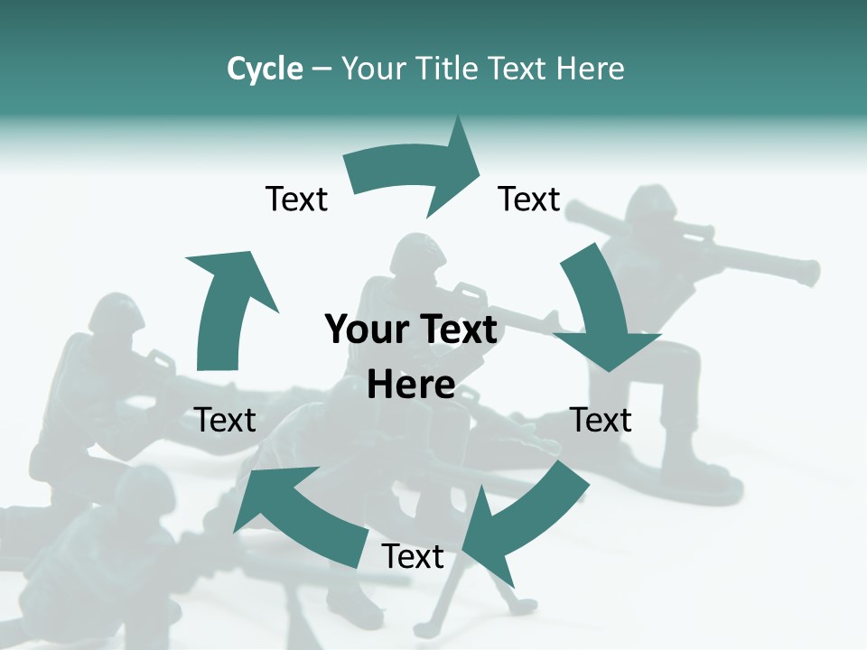 Green American Group PowerPoint Template