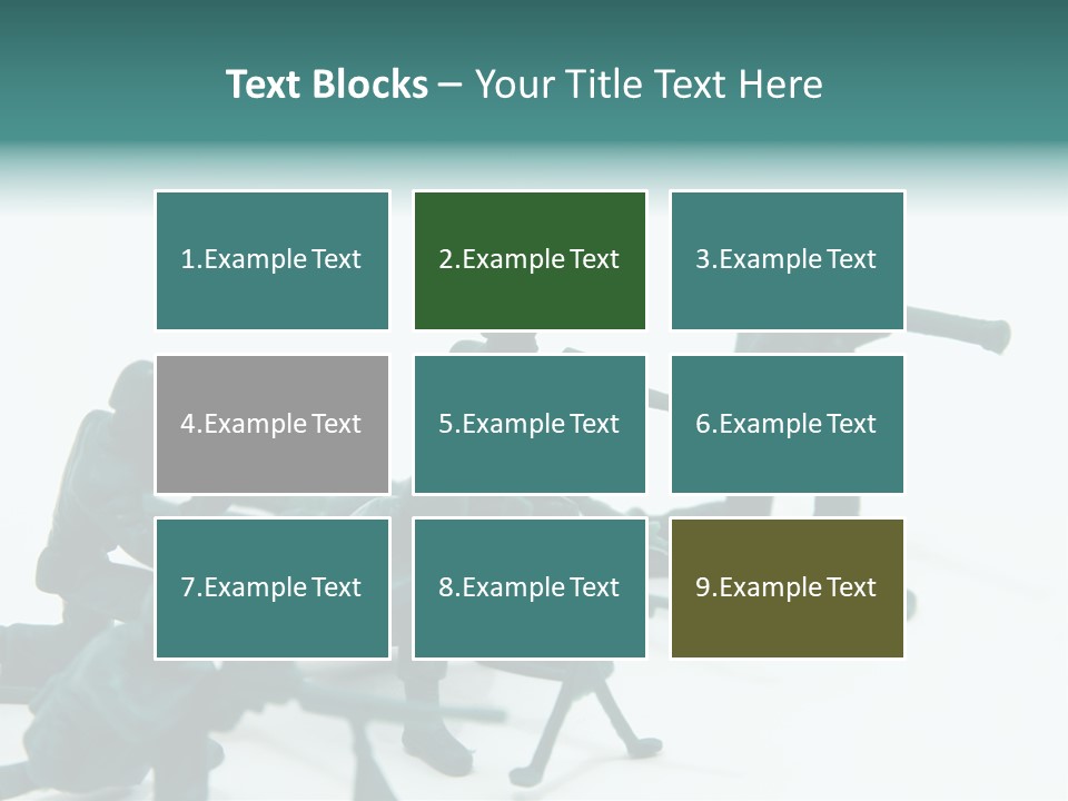 Green American Group PowerPoint Template