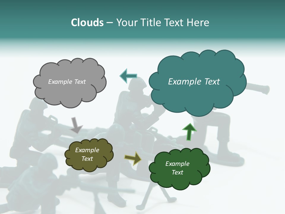 Green American Group PowerPoint Template