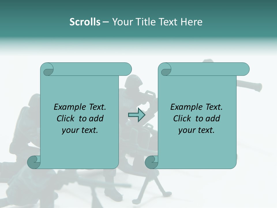Green American Group PowerPoint Template