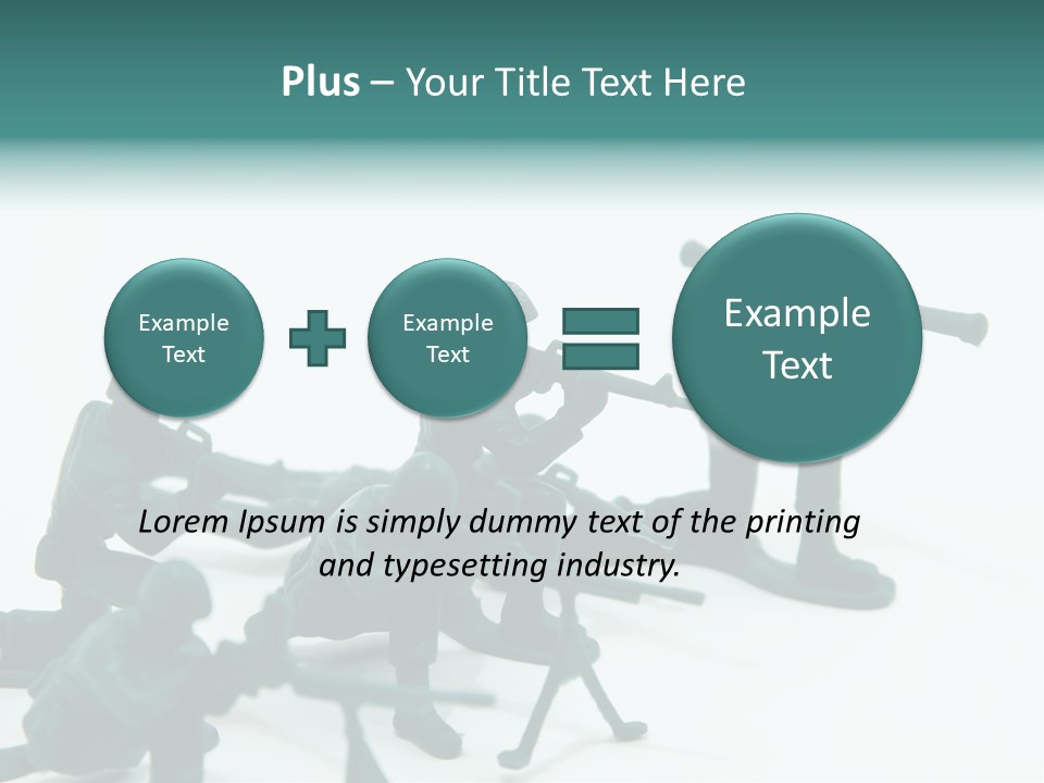 Green American Group PowerPoint Template