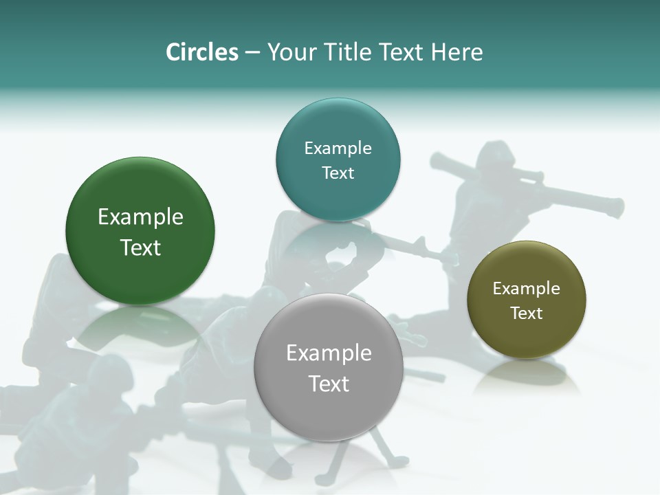 Green American Group PowerPoint Template