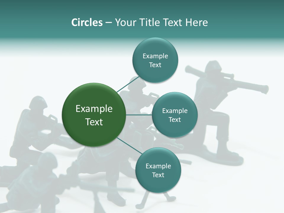 Green American Group PowerPoint Template