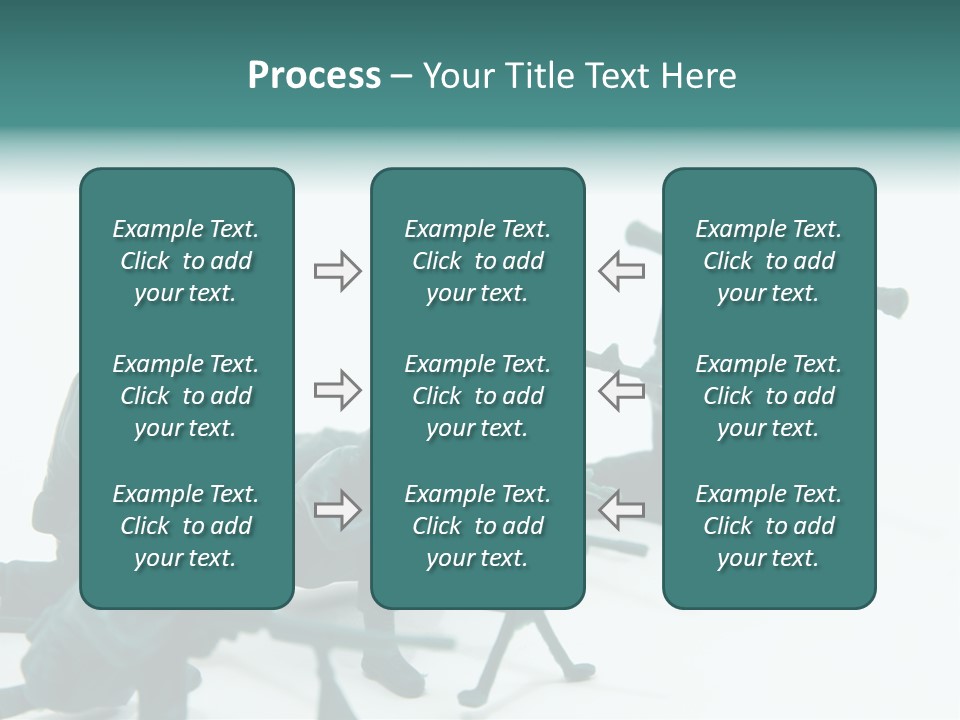 Green American Group PowerPoint Template