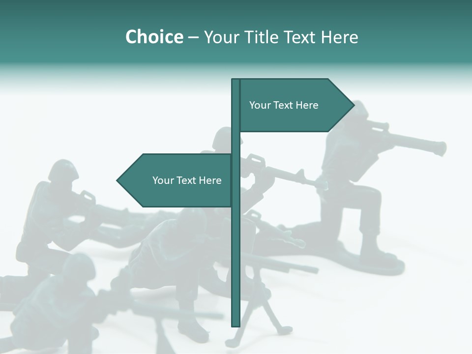 Green American Group PowerPoint Template