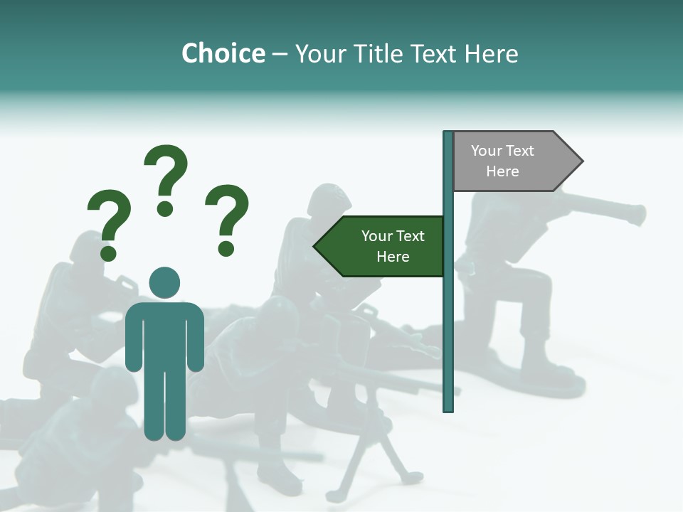 Green American Group PowerPoint Template