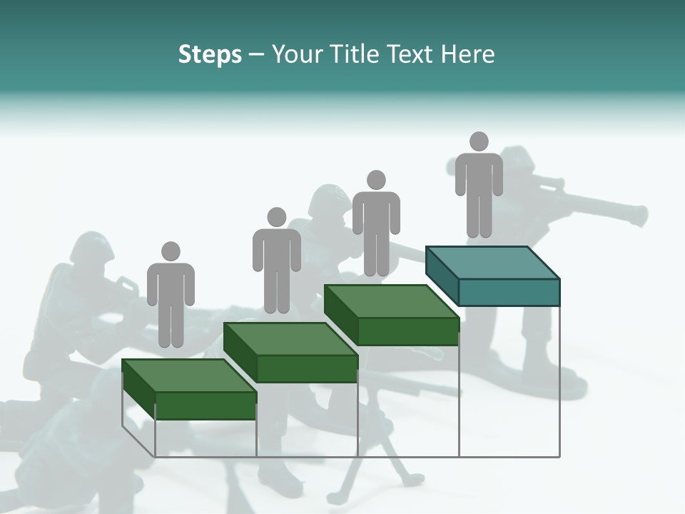 Green American Group PowerPoint Template