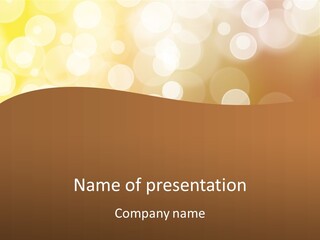 Soft Christmas Blurred PowerPoint Template