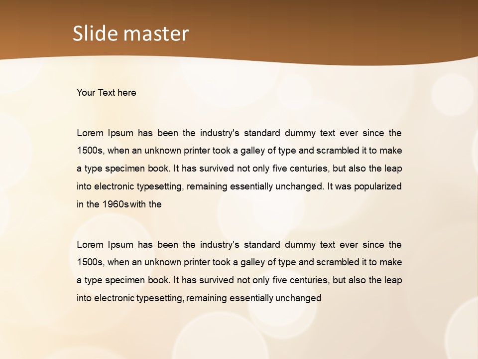 Soft Christmas Blurred PowerPoint Template