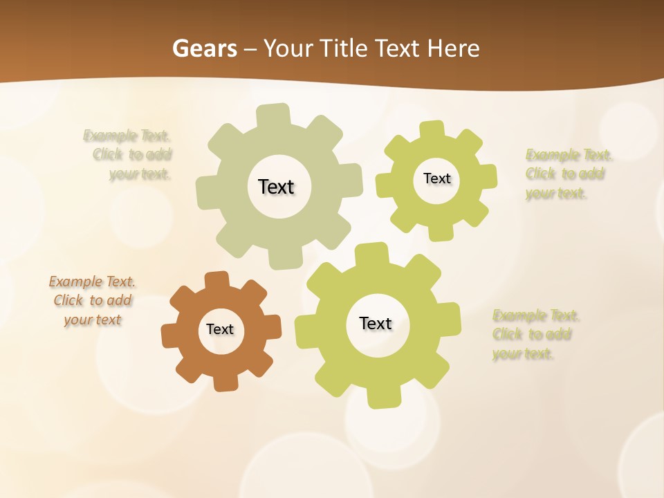 Soft Christmas Blurred PowerPoint Template